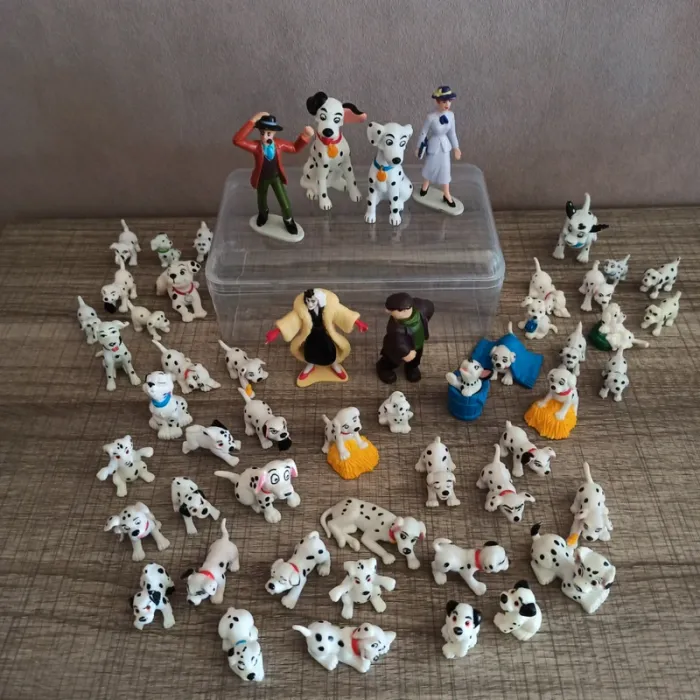 Lot figurines vintage les 101 dalmatiens