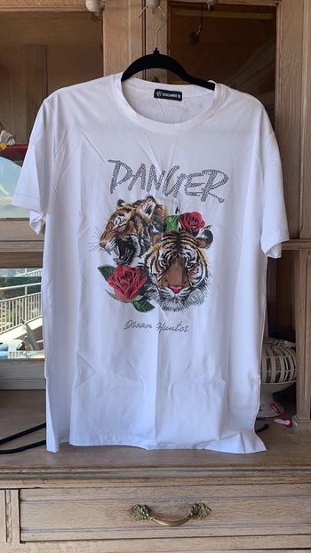 Beau tee shirt blanc taille xl neuf