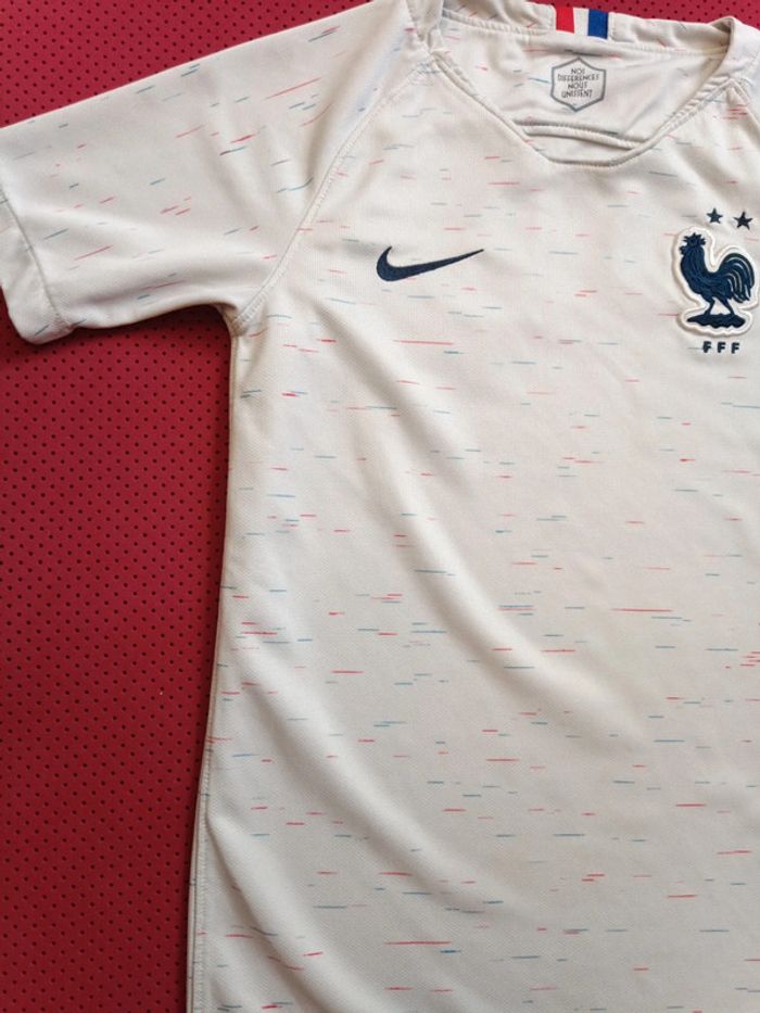 Maillot de foot France, Nike Authentique Officiel taille enfant 8/10 ans - photo numéro 3