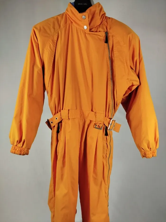 Combinaison de ski Kway - taille 40 - Vintage Rare, Rétro, combi Snowboard, Coupe Design A218 - photo numéro 9