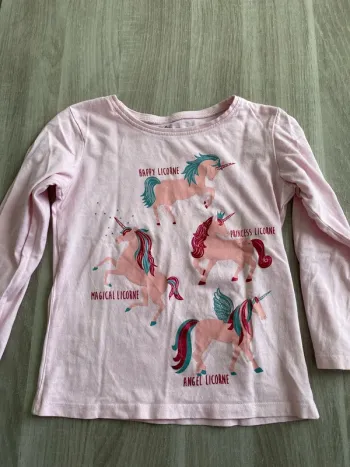 T-shirt manches longues in extenso 4 ans