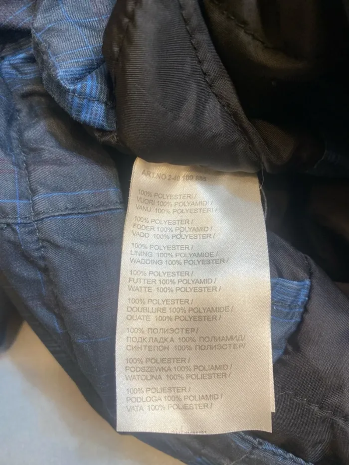 Parka bleu noir Everton taille 8 ans - n95m - photo numéro 6