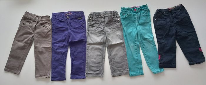 Lot pantalons droits