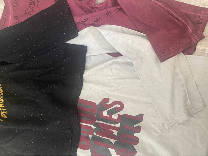 Lot Tee-shirts manche longue 15 ans - photo numéro 4
