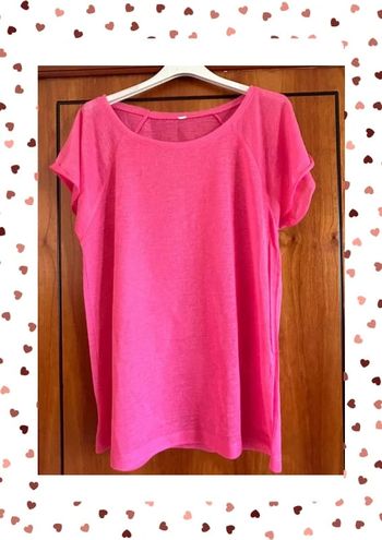 Lot de 2 t-shirts roses