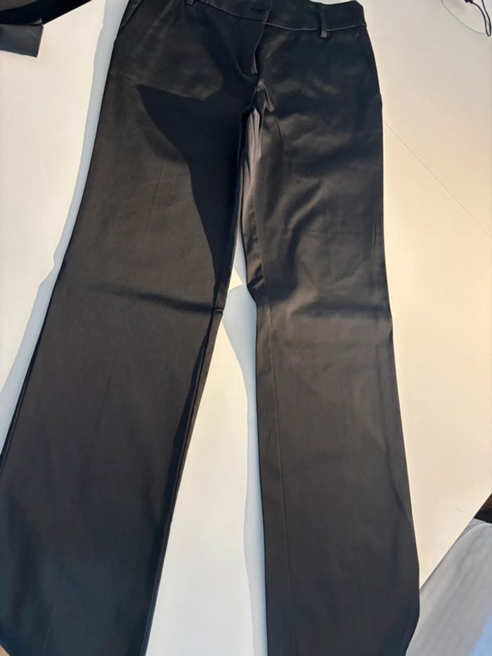 Tailleur pantalon veste légèrement satiné T38 MANGO - photo numéro 11
