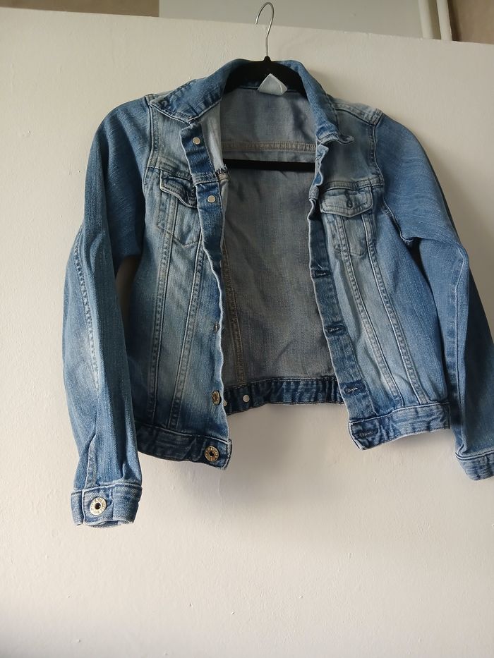 Veste en jean fille 10/12 ans - photo numéro 3