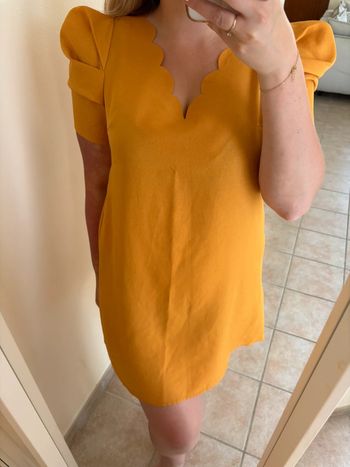 Robe moutarde - Femme - 38/M