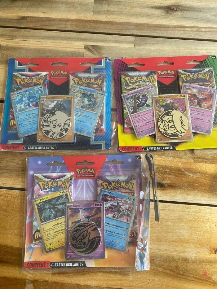 Lot de 3 duopack    Parfaitement scellés
