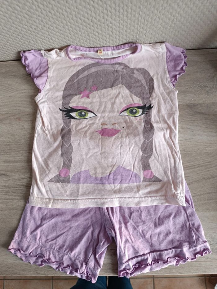 Pyjama pyjashort fille 4 ans