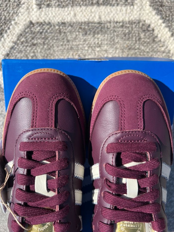 Adidas samba (Maroon White / Bordeaux Blanc) - 37 - photo numéro 2