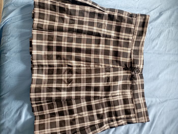 Mini jupe noire à carreaux - photo numéro 2