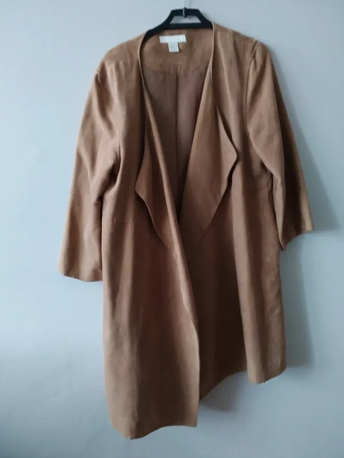 Veste longue marron - photo numéro 2