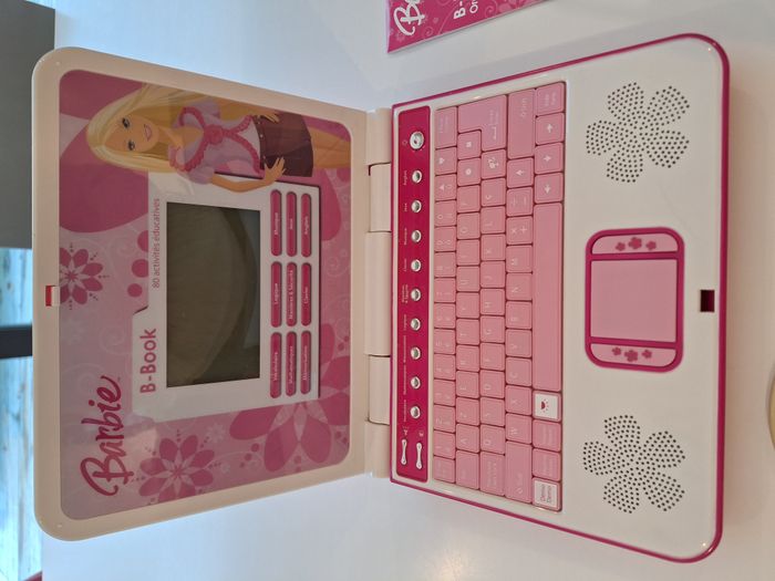 Ordinateur éducatif Barbie + souris/tapis/écouteurs/carte d'extension - photo numéro 5