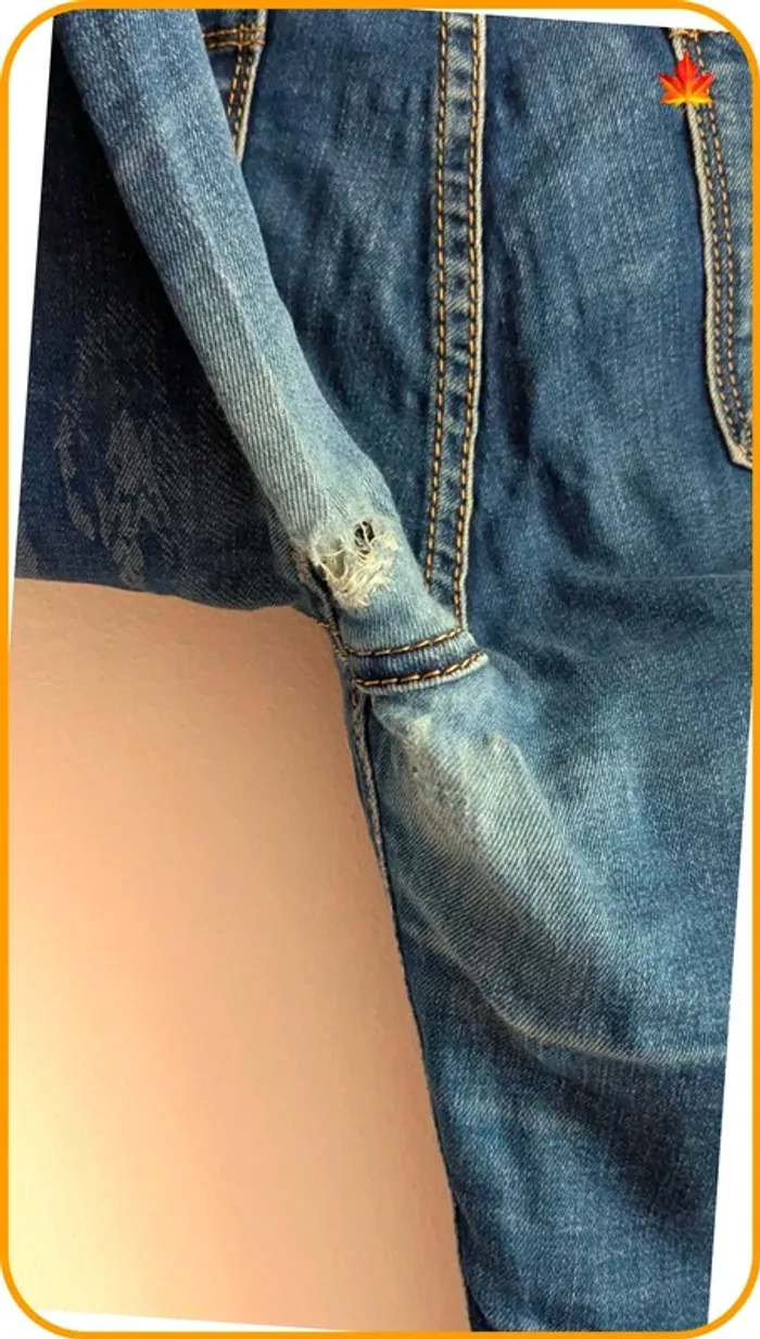 Jeans à motifs slim femme 40 - photo numéro 4