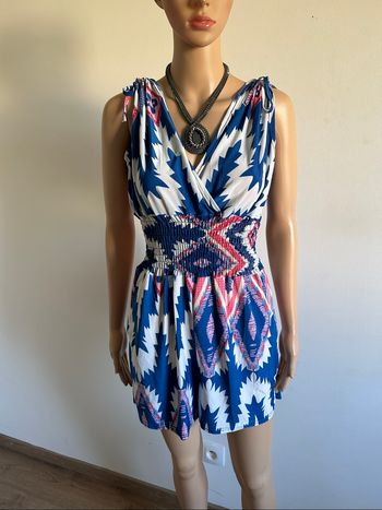 Combishort multicolore neuf sans manches taille XL/XXL (taille petit)