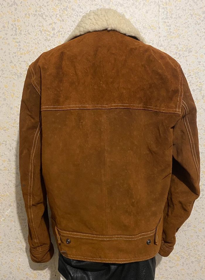 Veste Sandro daim sherpa xs homme - photo numéro 2