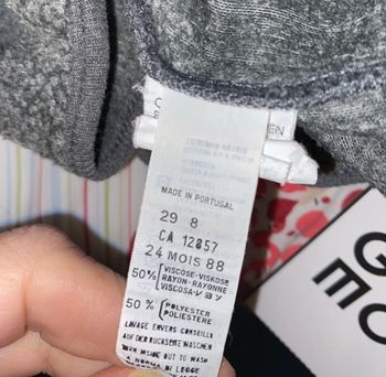 Gilet gris New man 24 mois 