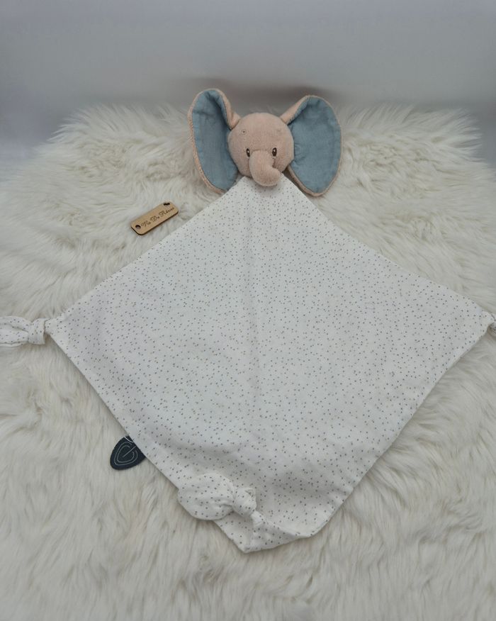 Doudou plat losange Lange Axel Éléphant Nattou