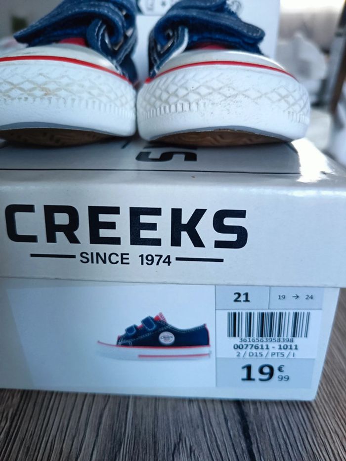 Chaussures garçon taille 21 creeks - photo numéro 3