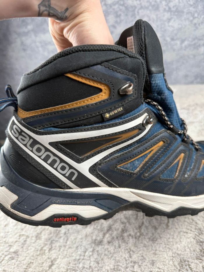 Salomon X Ultra 3 Boots Gore-Tex - Blue & Black & Brown - photo numéro 16