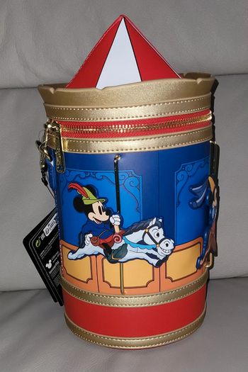 Sac a bandouillere mickey taylor carrousel loungefly disney
