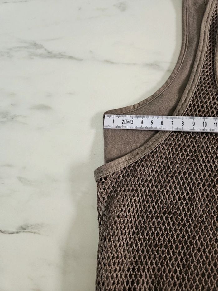 Edc Esprit robe tunique marron taille L - photo numéro 14