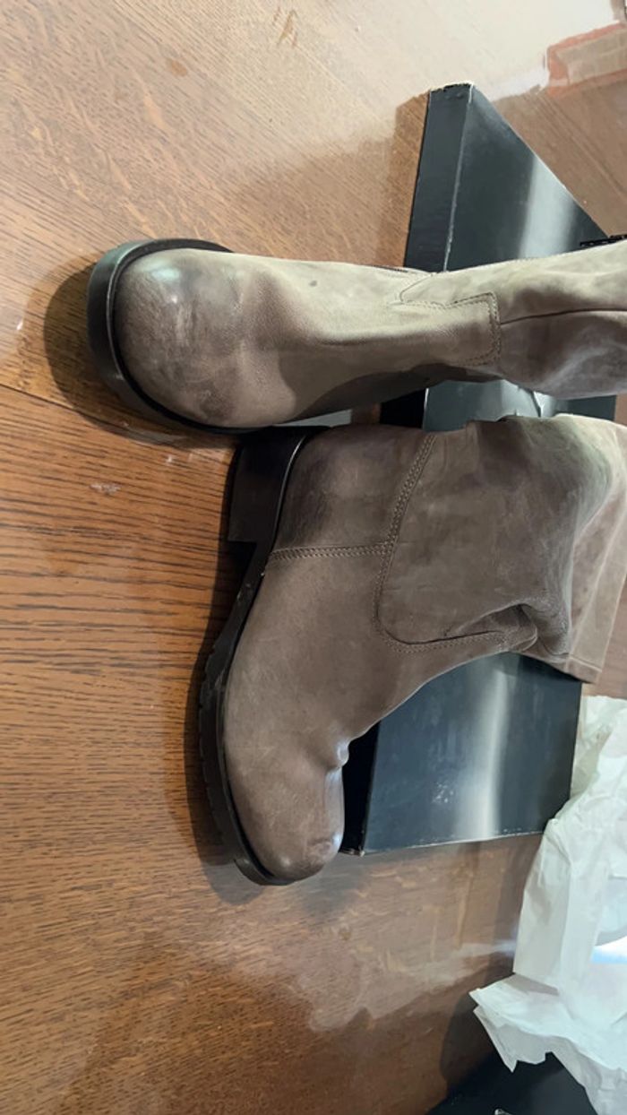 Bootes cuir marron - photo numéro 2