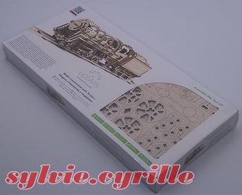 Puzzle 3d en bois Locomotive avec tendeur 443 pièces - Ugears France