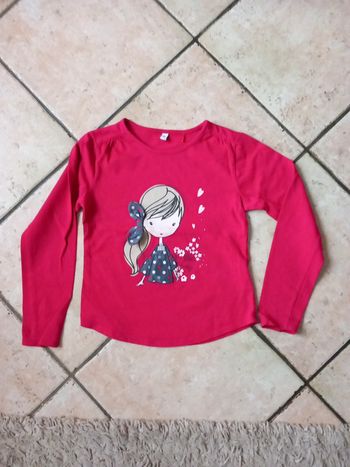 Beau Tee-shirt coton 8ans petite fille