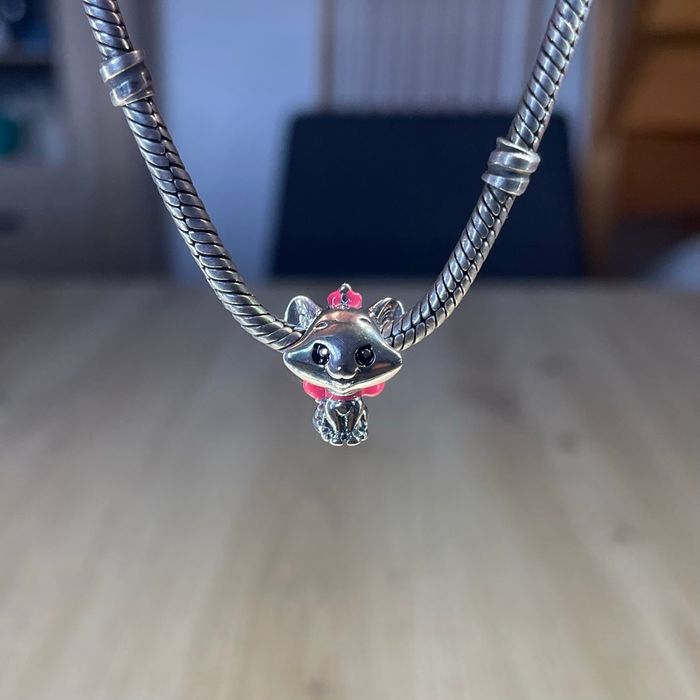 Charm Pandora Marie – Disney Aristochats, argent 925, très bon état