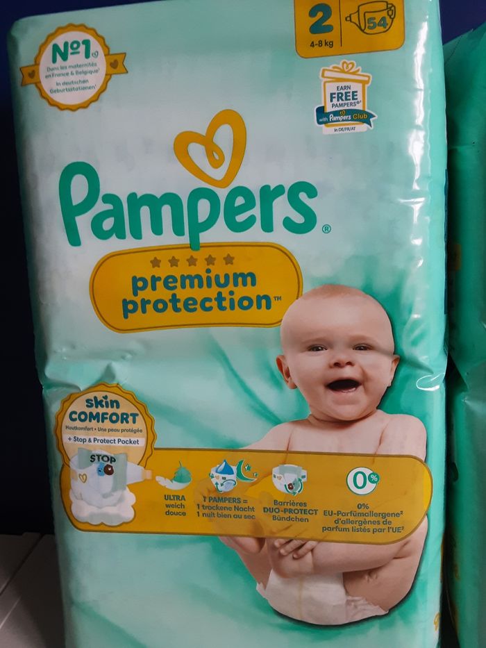 Couches pampers premium taille 2 - photo numéro 3