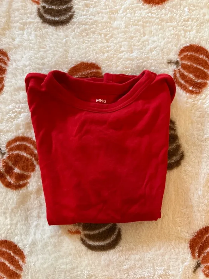 T-shirt rouge - Taille S - photo numéro 4