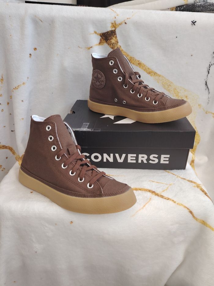 Converse Chuck Taylor All Star Hi - Grounded Brown / Gum - Neuf (41) - photo numéro 4