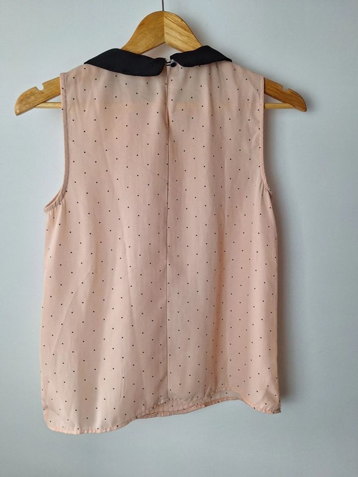 Blouse habillée saumon à pois Pimkie S - photo numéro 2