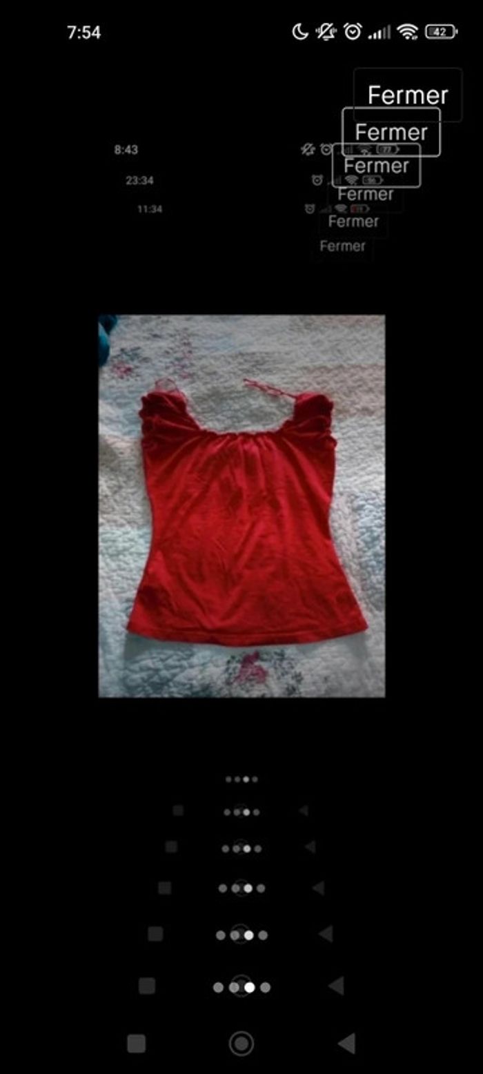 Très beau haut rouge - photo numéro 3