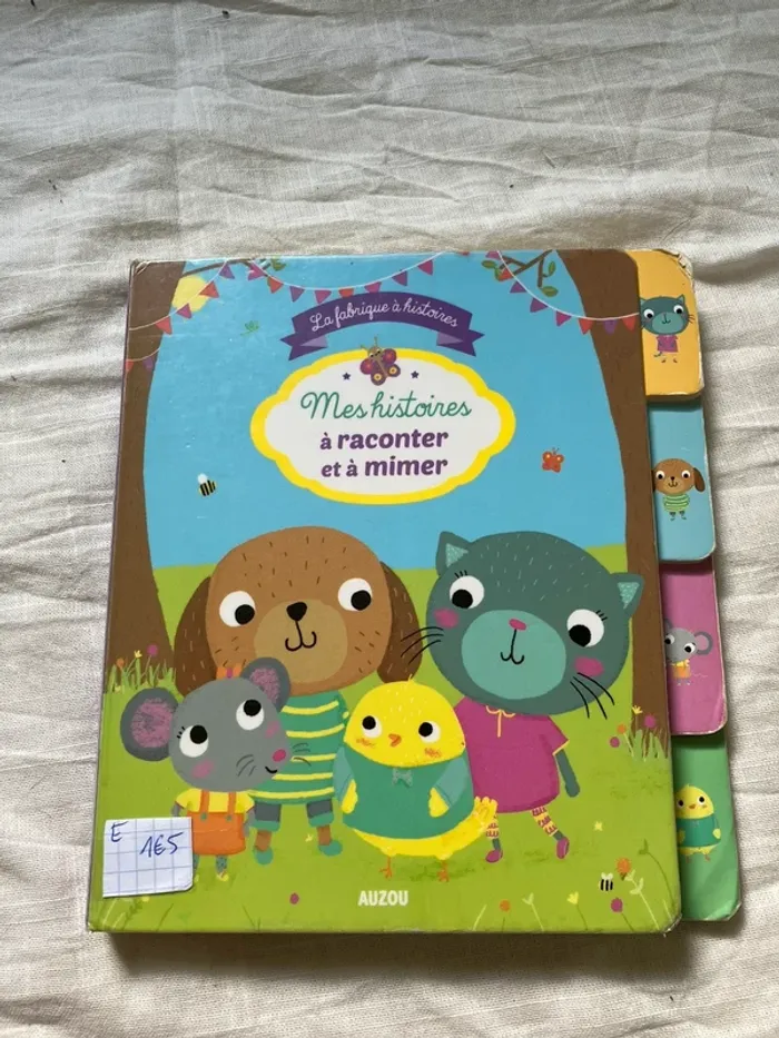Livre enfant – Mes histoires à raconter et à mimer (La fabrique à histoires, éd. Auzou)