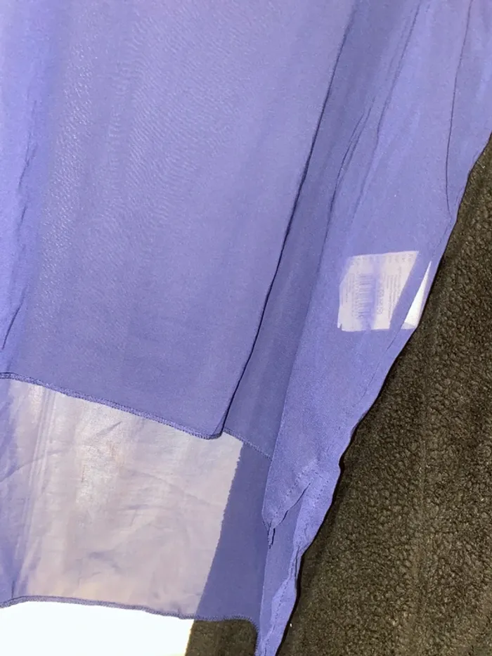 Blouse sans manche bleu marine taille L - photo numéro 3