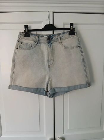 Short jean Mom bleu ciel 38/M - Kiabi