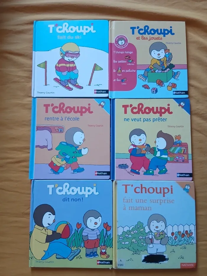 Lot de 6 livres 📚 de T'choupi