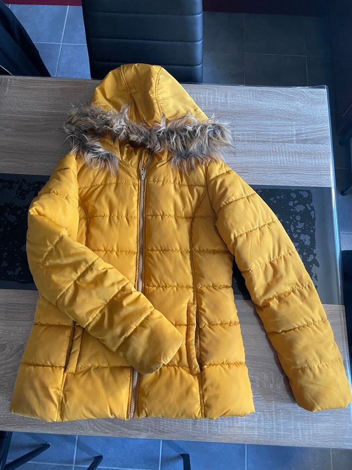 Sublime doudoune jaune moutarde - photo numéro 2