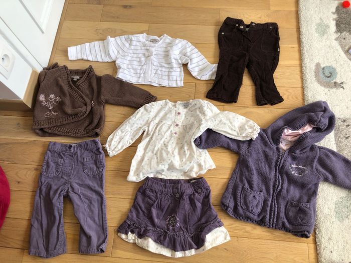 Lot vêtements fille 12 mois