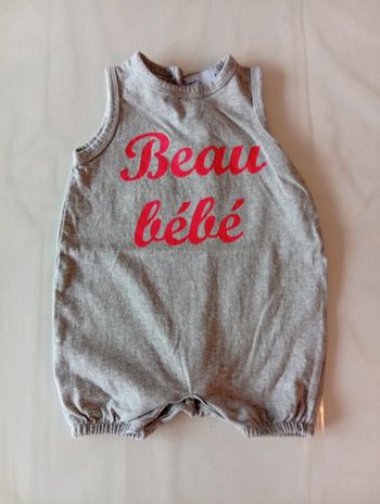 Grenouillère débardeur bébé mixte