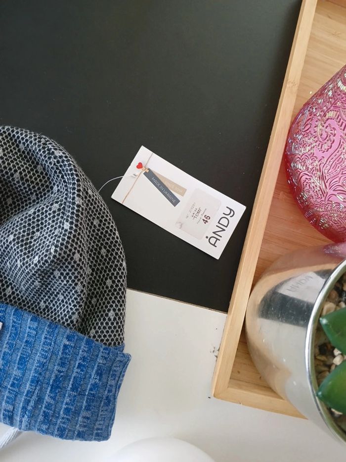 Bonnet hivers bébé Andy Taille 46 Neuf🌿🌈 - photo numéro 4