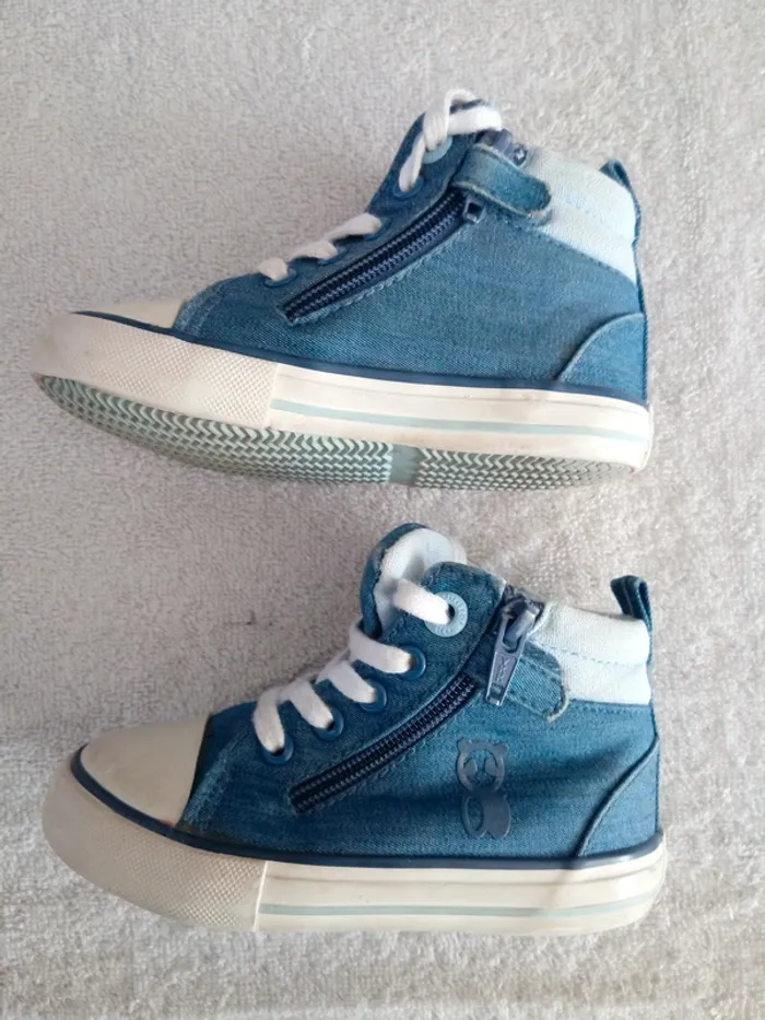Chaussures basket Obaïbi taille 22 (réf perso N7)(familleac72) - photo numéro 2