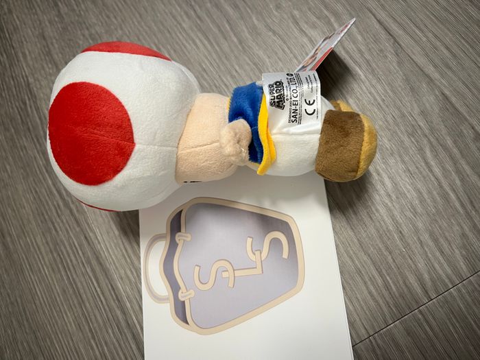 Super Mario - Peluche Toad - photo numéro 4