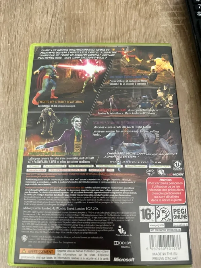 Jeu Xbox 360 Mortal combat VS DC universe - photo numéro 2