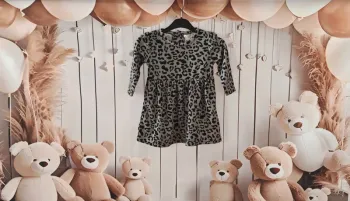 Robe léopard fille 6 mois sans marque