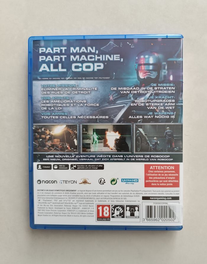 Jeu PS5 Robocop - photo numéro 3