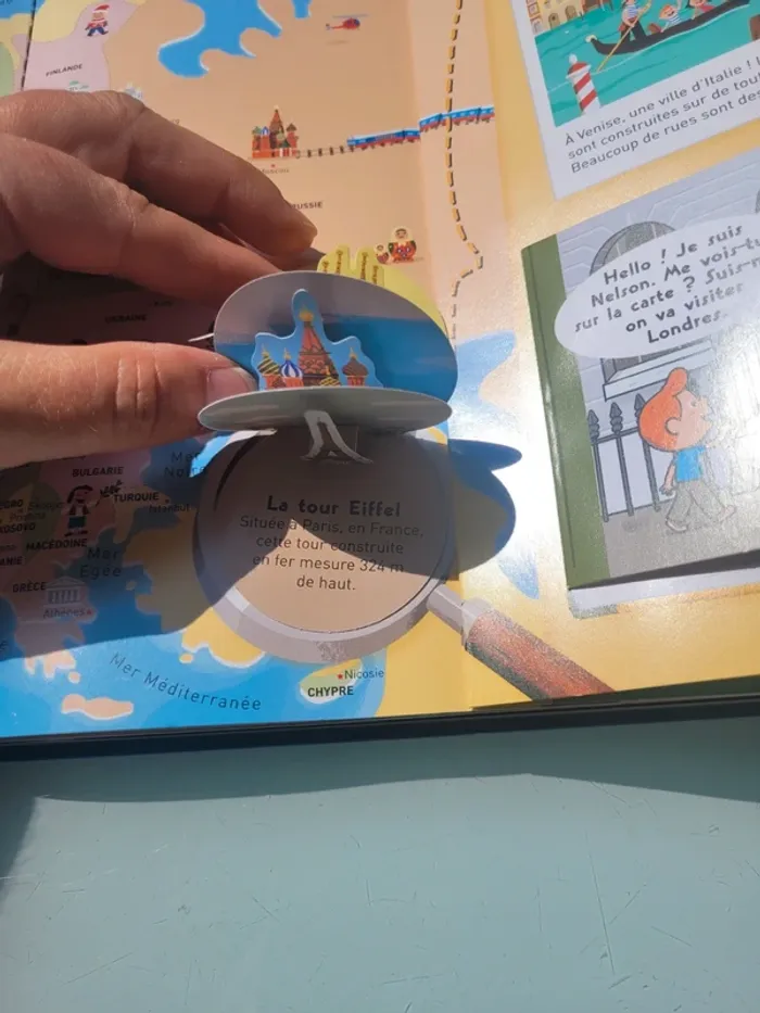 Livre animé de flaps, tirettes.. Kididoc grand format 🌎 Le Kididoc autour du monde 🌎 (94) - photo numéro 8
